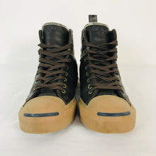Load image into Gallery viewer, Converse Jack Purcell Unisex Leather High Top Trainers | UK6.5 | Brown