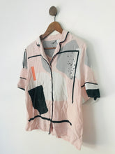 Load image into Gallery viewer, Oliver Bonas Women's Graphic Print Button-Up Shirt | UK10 | Pink
