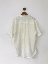 Load image into Gallery viewer, Burberry Men’s Lightweight Short Sleeve Collared Shirt | 5 XL | White