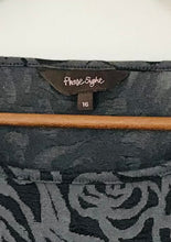 Load image into Gallery viewer, Phase Eight Women's Floral Long Sleeve T-Shirt | UK16 | Grey