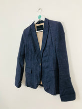 Load image into Gallery viewer, Zara Women’s Fitted Suit Jacket Blazer | M | Grey