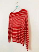 Load image into Gallery viewer, Maison Anje Women’s Stripe Knit Jumper | S/M | Red