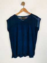 Load image into Gallery viewer, Design History Women's Sheer T-Shirt | M UK10-12 | Blue