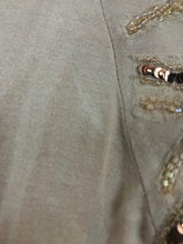 Load image into Gallery viewer, Reiss Women’s Embroidered Short Sleeve T-Shirt Top | XS | Beige