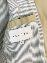 Load image into Gallery viewer, Sandro Men’s Trench Coat | S | Brown