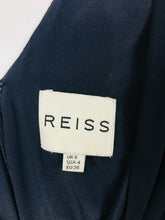 Load image into Gallery viewer, Reiss Womens Pleated Wrap Dress | UK8 | Dark Navy