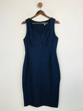 Load image into Gallery viewer, L.K. Bennett Women's Wool Smart Sheath Dress | UK14 | Blue