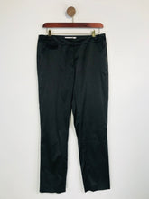 Load image into Gallery viewer, Damsel in a Dress Women's Slim Satin Smart Trousers | UK12 | Black