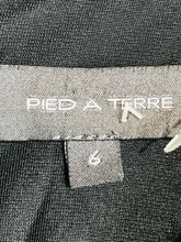 Load image into Gallery viewer, Pied a Terre Women's Faux Leather Smart Sheath Dress | UK6 | Black