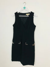 Load image into Gallery viewer, Michael Kors Women’s Fitted Pinafore Dress | US6 UK10 | Black