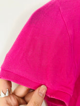Load image into Gallery viewer, Victoria’s Secret PINK Women’s Distressed Polo Shirt Top | XS | Pink