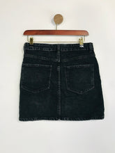 Load image into Gallery viewer, Zara Women's Denim Mini Skirt | M UK10-12 | Black