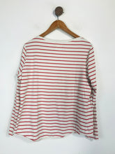 Load image into Gallery viewer, Fat Face Women's Striped Long Sleeve T-Shirt | UK12 | White