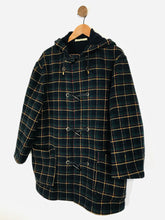 Load image into Gallery viewer, Gloverall Women's Wool Check Gingham Duffle Coat | EU40 UK12 | Multicoloured