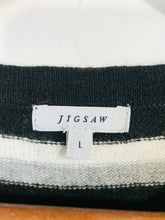 Load image into Gallery viewer, Jigsaw Women's Cashmere Striped Jumper | L UK14 | Multicoloured