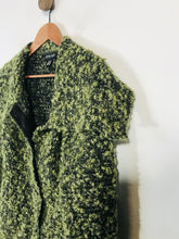 Load image into Gallery viewer, Episode Women's Wool High Neck Cardigan | UK10 | Green
