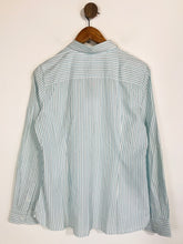 Load image into Gallery viewer, Crew Clothing Women's Striped Button-Up Shirt | UK14 | Blue