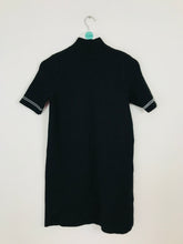 Load image into Gallery viewer, Zara Women’s Knit High Neck Mini Shift Dress | M | Black