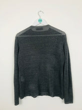 Load image into Gallery viewer, Karen Millen Womens Mesh Knit Jumper | Size 3 UK14 | Grey