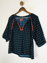 Load image into Gallery viewer, Superdry Women's V-Neck Blouse | M UK10-12 | Blue