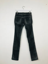 Load image into Gallery viewer, High Use by Claire Campbell Womens Straight-Leg Jeans | IT42 UK10 W28 L33 | Washed Black