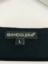 Load image into Gallery viewer, Bandolera Women’s Fitted Twist At Bust Jumper | UK 14 L | Black