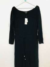Load image into Gallery viewer, Lipsy London Women’s Wide Neck Lounge Jumpsuit NWT | UK12 | Black