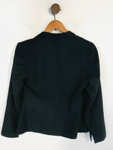 Load image into Gallery viewer, Beau Monde Women's Crop Blazer Jacket | UK12 | Blue