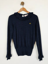 Load image into Gallery viewer, Luella Women's Cashmere Ruffle Jumper | UK10 | Purple