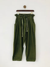 Load image into Gallery viewer, Emin & Paul Women’s High Waisted Tapered Trousers | UK10-12 M | Green
