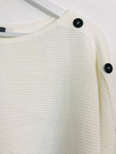 Load image into Gallery viewer, Mint Velvet Women’s Oversized Knitted Jumper | UK10-12 | White