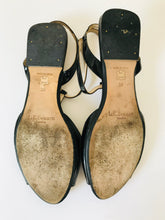 Load image into Gallery viewer, LK Bennett Women's Crystal Patent Leather Sandals | 39 UK6 | Black