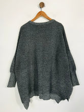 Load image into Gallery viewer, Paisie Women's Balloon Sleeve Ribbed Jumper | L UK14 | Grey