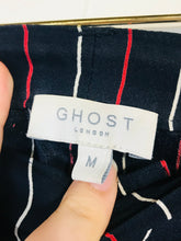 Load image into Gallery viewer, Ghost Women's Striped Casual Trousers | M UK12 | Blue