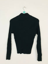 Load image into Gallery viewer, Diktons Women’s Fitted Rib Jumper | UK 16-18 XL | Black