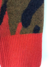 Load image into Gallery viewer, Arket Women’s Oversized Alpaca Wool Leopard Print Roll Neck Jumper | S UK8-10 | Red