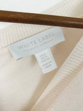 Load image into Gallery viewer, The White Company Women’s V-Neck Knit Jumper | UK8 | Light Pink