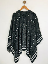 Load image into Gallery viewer, Frank Usher Women's Leopard Print Shawl | OS | Grey