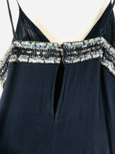 Load image into Gallery viewer, Kookai Women's Silk Sequin Mini Dress | EU38 UK10 | Blue