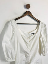 Load image into Gallery viewer, Zara Women's Ruched Mini Dress | M UK10-12 | White