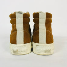 Load image into Gallery viewer, SWC Stepney Workers Club Unisex High Top Trainers | EU41 UK8 | Brown