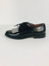 Load image into Gallery viewer, Russell & Bromley Women's Leather Brogues Flats Shoes | EU38 UK5 | Black