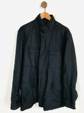Load image into Gallery viewer, Hugo Boss Men's Canvas Overcoat Coat | L | Blue