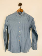 Load image into Gallery viewer, Massimo Dutti Women's Cotton Button-Up Shirt | EU36 UK8 | Blue