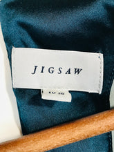 Load image into Gallery viewer, Jigsaw Women's Silk Smart Shift Dress | UK10 | Blue
