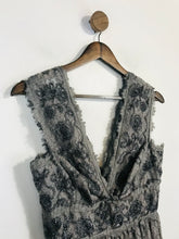 Load image into Gallery viewer, Trinny and Susannah Women's Embroidered Lace Sheath Dress | UK10 | Grey