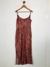 Load image into Gallery viewer, Anthropologie Women's Animal Print Cowl Neck Maxi Dress | L UK14 | Multicoloured