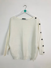 Load image into Gallery viewer, Mint Velvet Women’s Oversized Knitted Jumper | UK10-12 | White