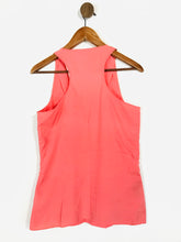 Load image into Gallery viewer, Reiss Women's Silk Tiered Sleeveless Blouse | UK8 | Pink