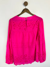 Load image into Gallery viewer, Hush Women's Embroidered Blouse | UK12 | Pink